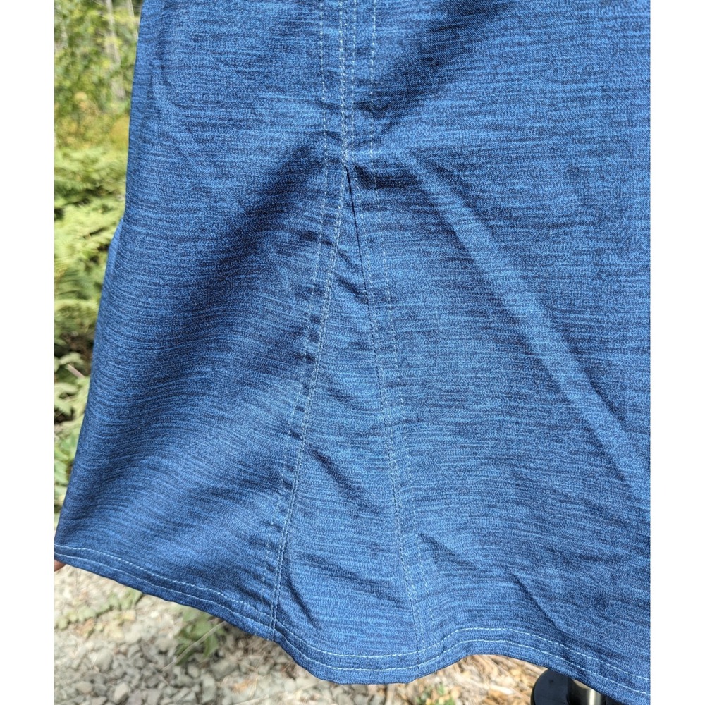 Ripskirt Hawaii Wrap Skirt M Solid Heather Blue Length 2 Travel Beach Quick Dry - Picture 6 of 12